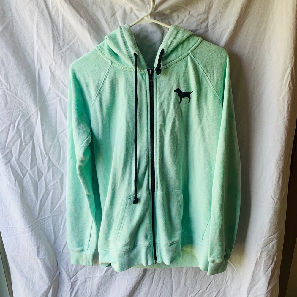 Pink full zip hoodie